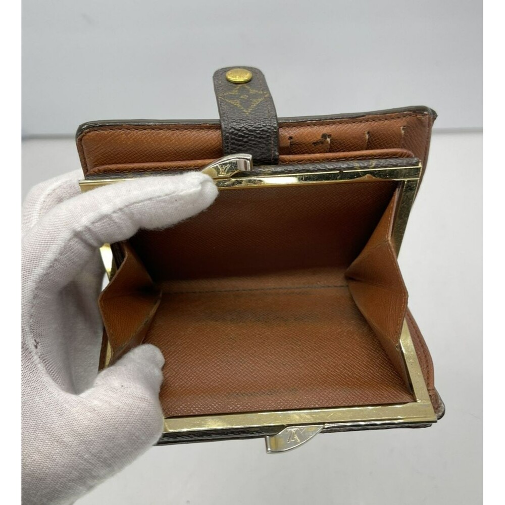 Louis Vuitton Monogram Porte Monnaie Billets Viennois Wallet Brown –Authentic/65 - Picture 4 of 8
